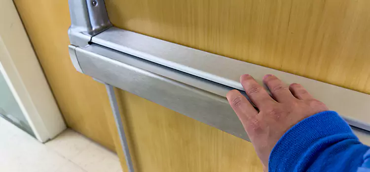 Installing a Push Bar on a Door Whitehall